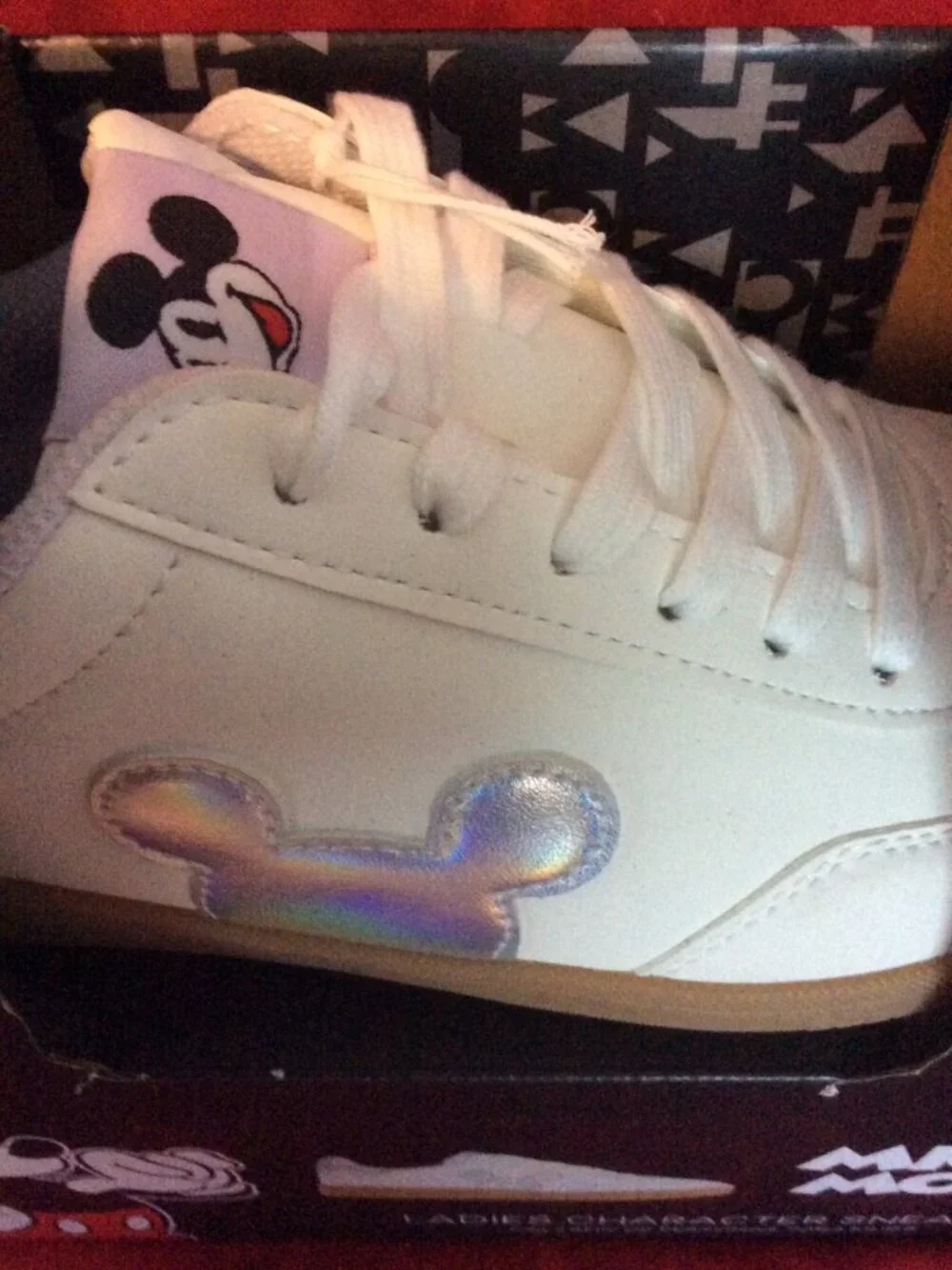 Ladies Mickey Mouse Character Sneakers